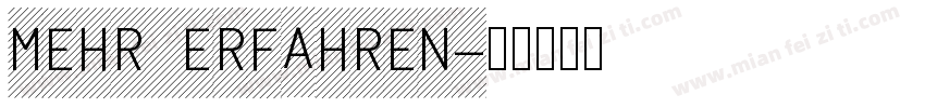 MEHR ERFAHREN字体转换